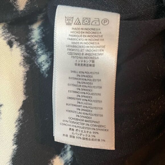 Michael Kors Faux Leather Lace Shoulder Animal Print Full Lined Sleeveless - Picture 8 of 9